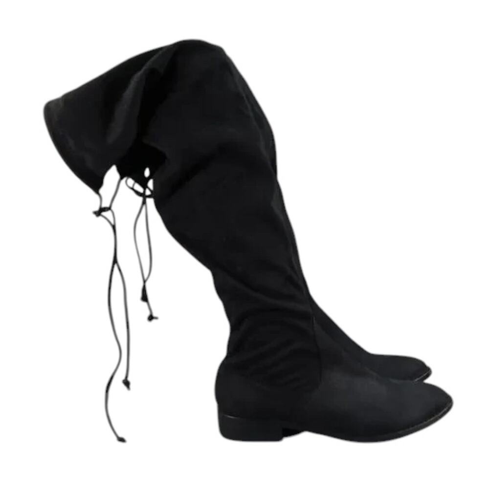 Steve Madden Shoes Womens 6.5 Boots Fashion Over The Knee Thigh High Tie Classic